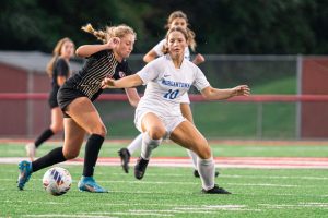Morgantown girls' soccer team scores seven goals, overpower University